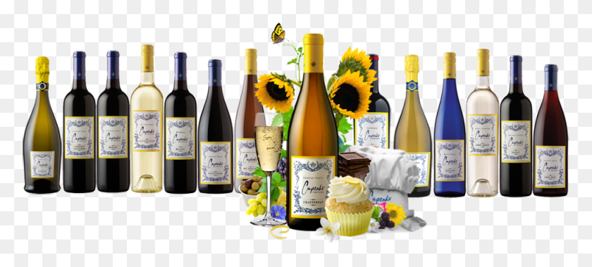 977x400 Wines Wines Collection Selection Cupcake Wines, Wine, Alcohol, Beverage HD PNG Download