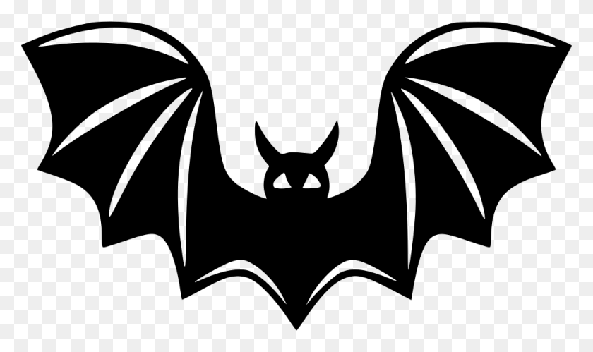 980x552 Wing Svg Bat Horror Symbol, Animal, Mammal, Wildlife HD PNG Download