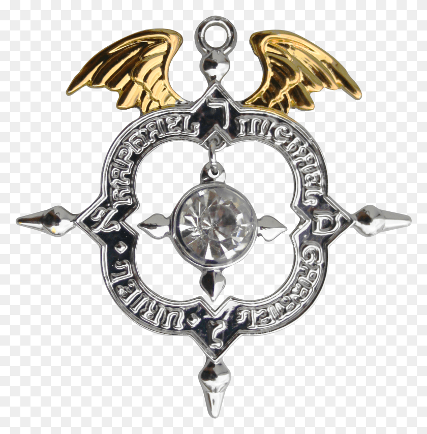 1669x1701 Winged Archangel Shield Kabbalah, Chandelier, Lamp, Pendant HD PNG Download