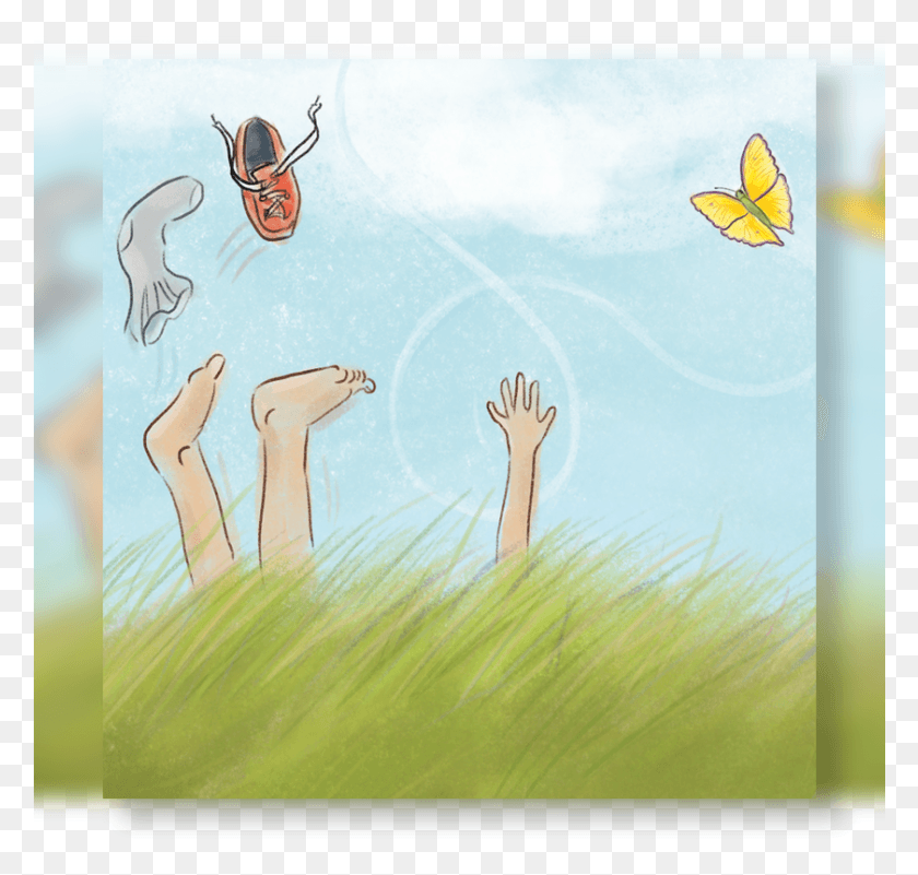 840x799 Wings And Feet Book Bubbles Sketch, Hand, Bird, Animal HD PNG Download