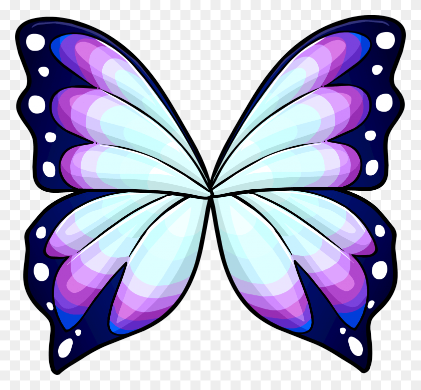 2196x2025 Wings Drawing At Getdrawings Colorful Butterfly Wings Drawing, Graphics, Purple HD PNG Download