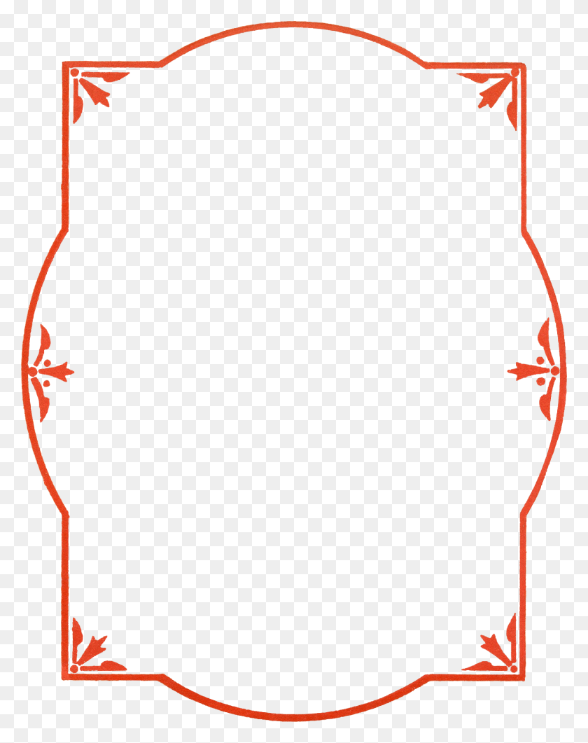 1391x1786 Wings Of Whimsy Frame Transparent Background Red, Bow, Wire, Pattern HD PNG Download