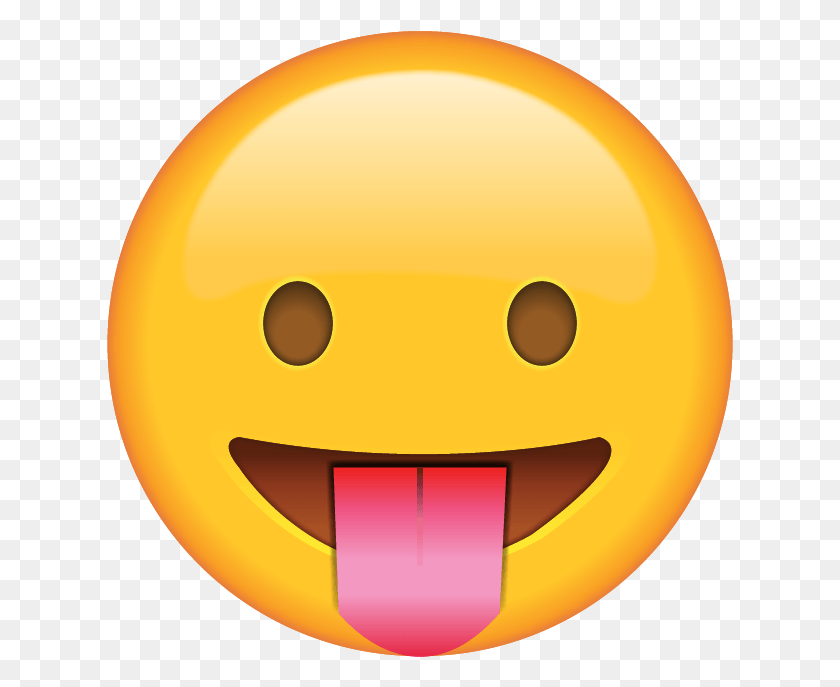627x627 Wink Tongue Emoji, Planta, Alimentos, Boca Hd Png