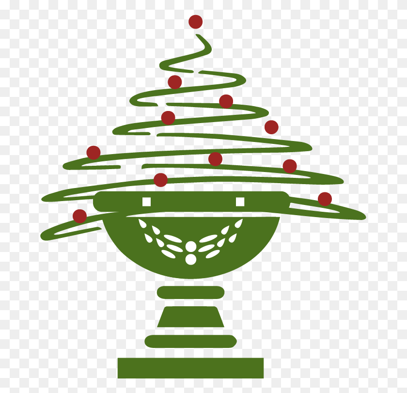 673x751 Winnetka Heights Holiday Home Tour, Christmas Tree, Tree, Ornament HD PNG Download