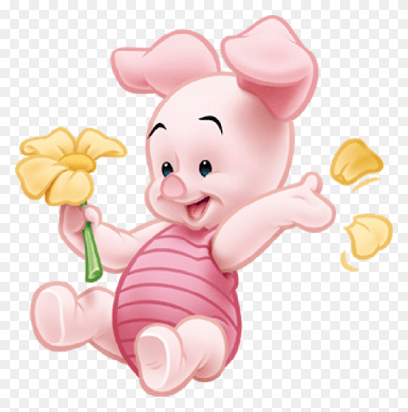 850x859 Winnie Pooh Bebe Y Piglet Piglet Bebe Winnie Pooh, Label, Text, Sticker HD PNG Download