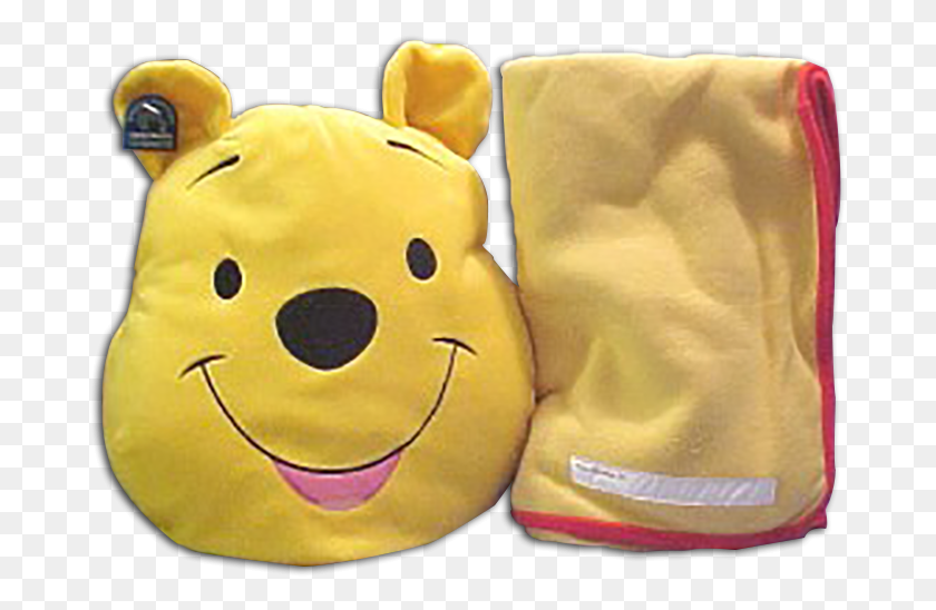 679x488 Winnie The Pooh Pillow Blanket Disney Blankets Winnie The Pooh Pillow Blanket, Cushion, Plush, Toy HD PNG Download