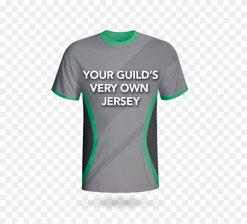 509x701 Winning Guilds May Customize Jersey Design And Team Active Shirt, Clothing, Apparel, T-shirt HD PNG Download
