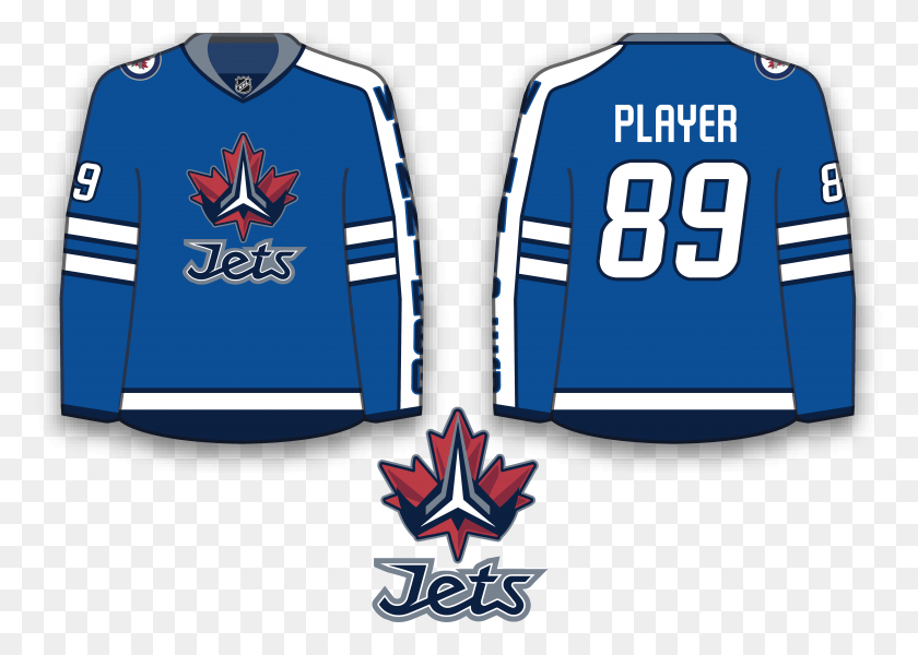 6342x4392 Winnipeg Jets Alternate Jersey Concept Courtesy Of Winnipeg Jets 3rd Jersey 2018, Clothing, Apparel, Shirt HD PNG Download