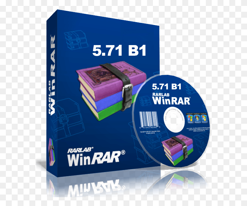 596x639 Descargar Png Winrar 571 Winrar 5.50 Beta, Disco, Dvd, Texto Hd Png