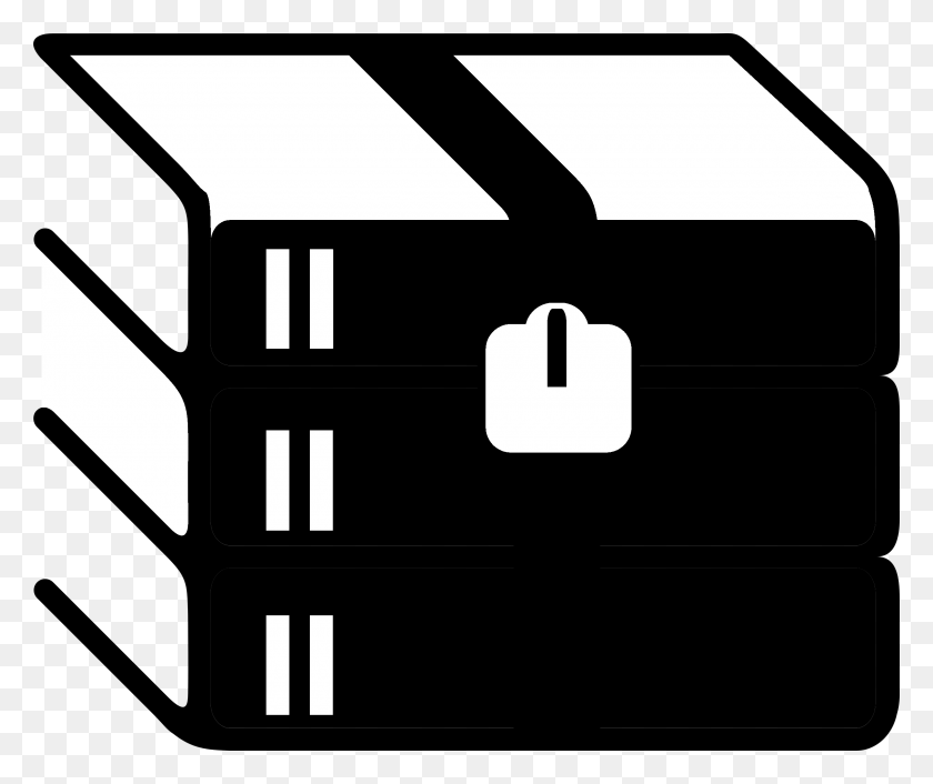 2400x1988 Логотип Winrar Черно-Белый, Текст, Портфель, Сумка Hd Png Скачать