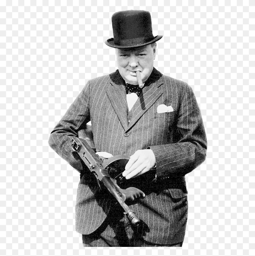 528x782 Winston Churchill Winston Churchill Gun, Person, Human, Clothing HD PNG Download