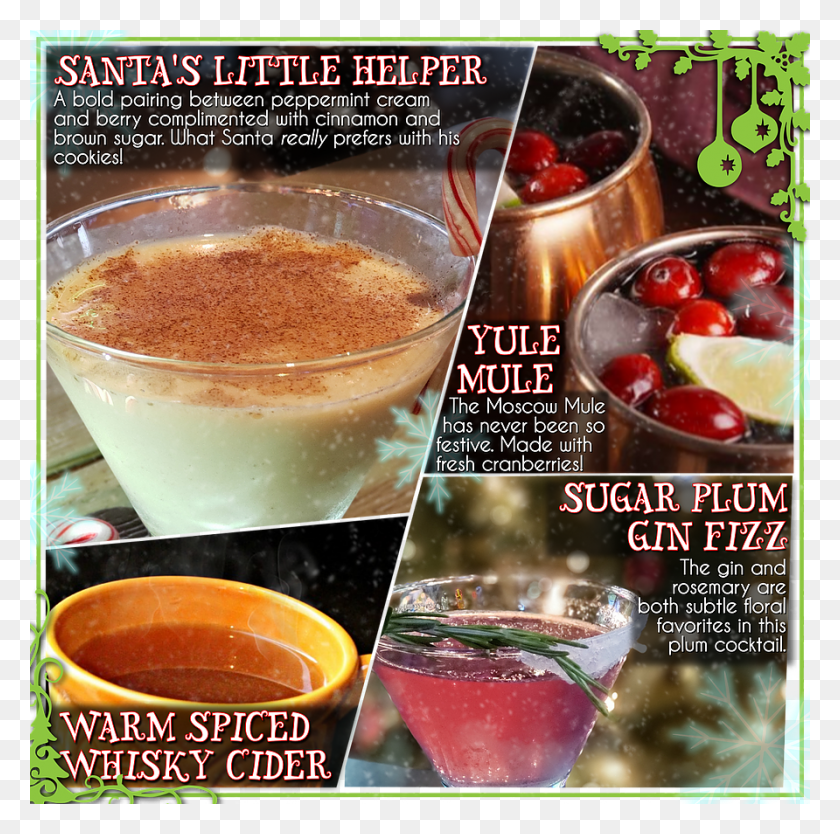 892x886 Winter Drinks Smoothie, Poster, Advertisement, Flyer HD PNG Download