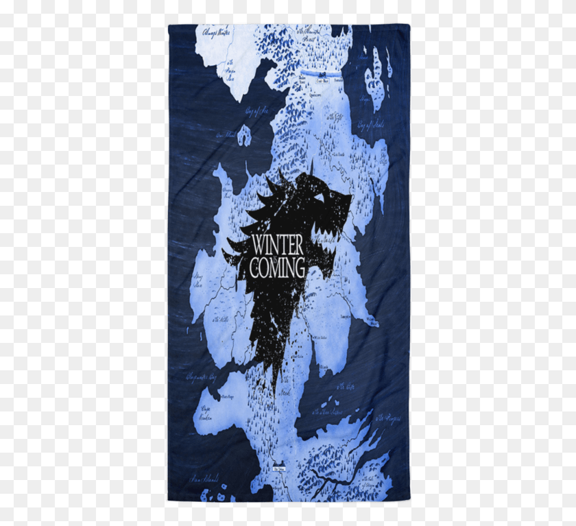 366x707 Winter Is Coming Full Printed Towel Poster, Advertisement, Text, Book HD PNG Download