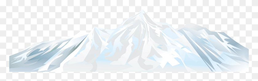 6199x1644 Winter Mountain Image Gallery Yopriceville View Snow Mountain Clipart, Plastic Bag, Bag, Plastic HD PNG Download