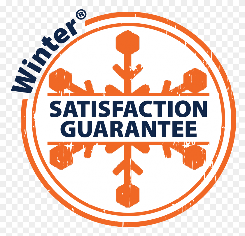 1458x1401 Winter Satisfaction Guarantee Circle, Logo, Symbol, Trademark HD PNG Download