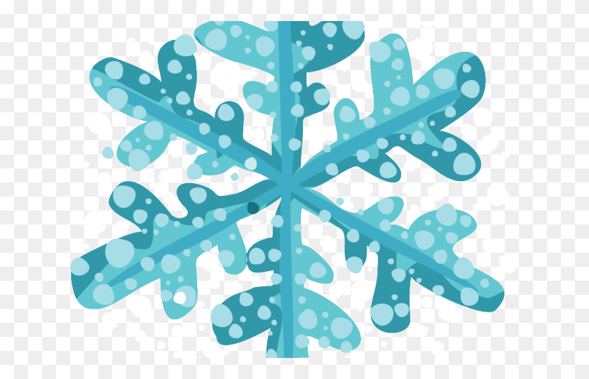 640x480 Winter Snow Clipart Border White Snowflakes Clip Art, Snowflake, Pattern, Rug HD PNG Download
