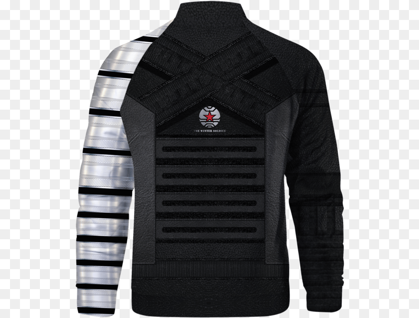 Winter Soldier Jacket Sweater, Clothing, Coat, Long Sleeve, Sleeve Transparent PNG
