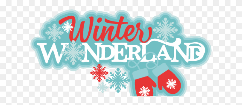 632x307 Winter Wonderland Clipart Graphic Design, Text, Pattern, Outdoors HD PNG Download