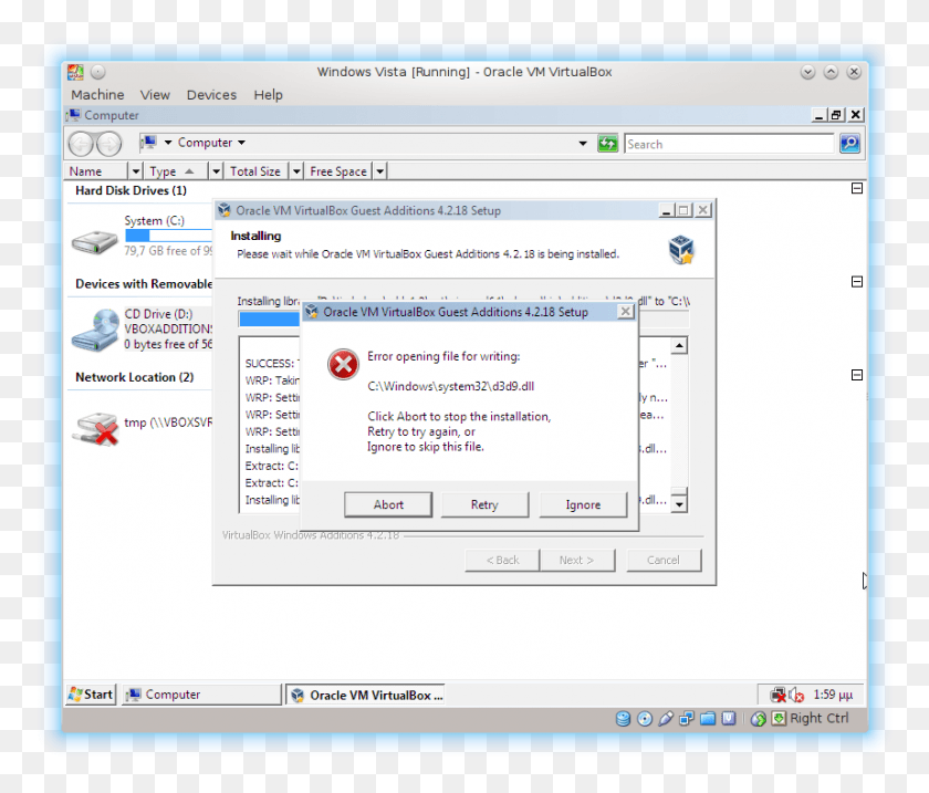 859x724 Winvista Guest Addition Install Error Wastenotime Safari, Word, File, Text HD PNG Download