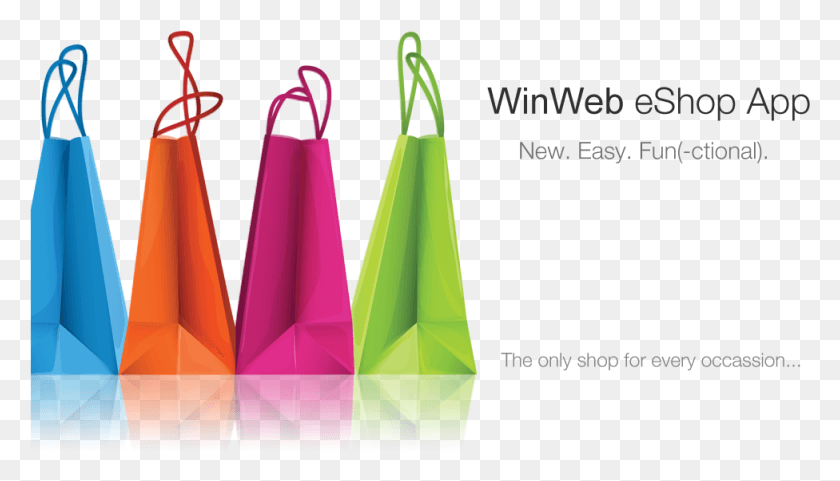 976x527 Winweb Ecommerce Solutions Online Shopping, Shopping Bag, Bag, Triangle HD PNG Download