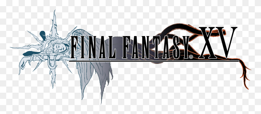 1398x554 Wip Ffxv Logo Redesign Archive Graphic Design, Final Fantasy HD PNG Download