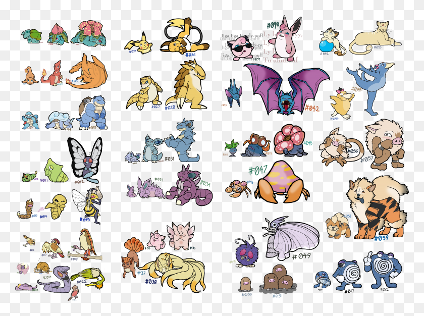 5544x4023 Wip First Gen Pokemon Cartoon HD PNG Download