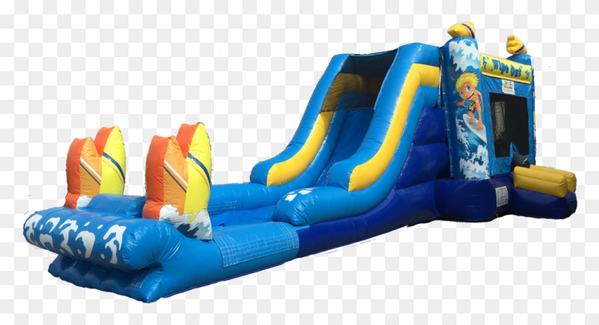 1016x516 Wipeout Water Slide Rentals Wipeout Waterslide, Inflatable, Toy HD PNG Download
