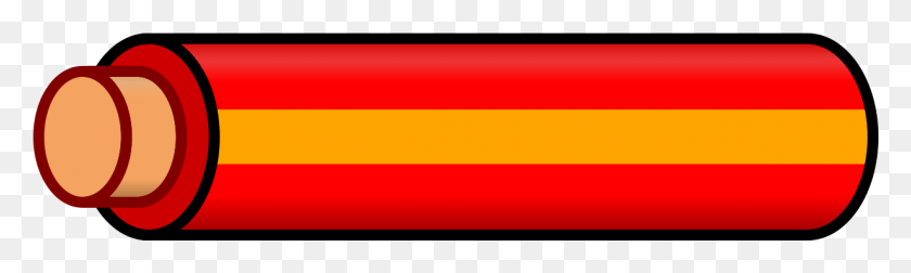 1233x305 Wire Red Orange Stripe Flag, Symbol, Baseball Bat, Baseball HD PNG Download
