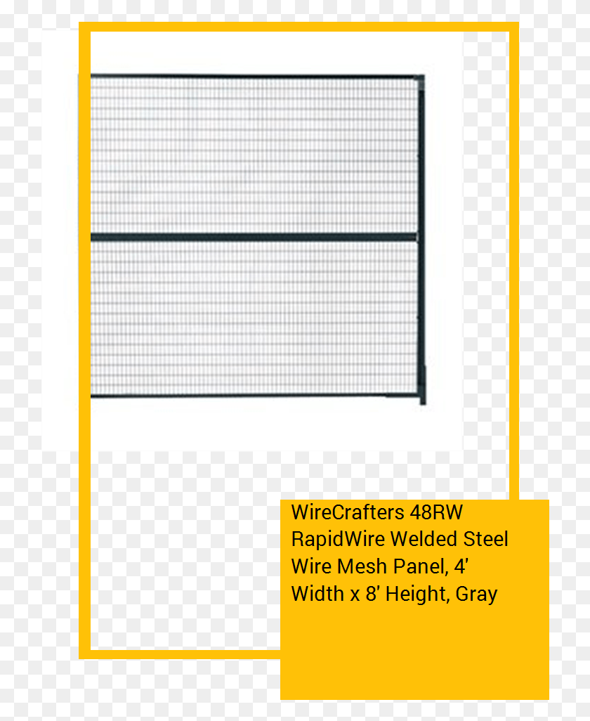 724x966 Wirecrafters 48rw Rapidwire Welded Steel Wire Mesh Orange, Home Decor, Rug, Paper HD PNG Download