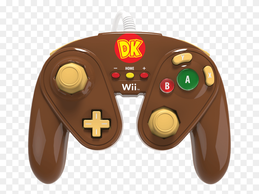 661x571 Descargar Wired Fight Pad Donkey Kong Wii U Games Ps4 Playstation Control Wii U Zelda, Electronics, Joystick Hd Png