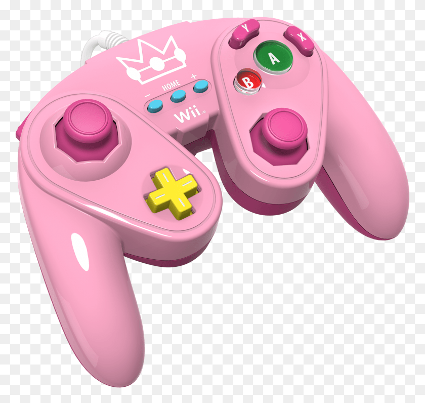 1467x1386 Wired Fight Pad Peach For Wii Amp Wii U Price Wii Wii U Wired Fight Pad, Electronics, Joystick, Toy HD PNG Download