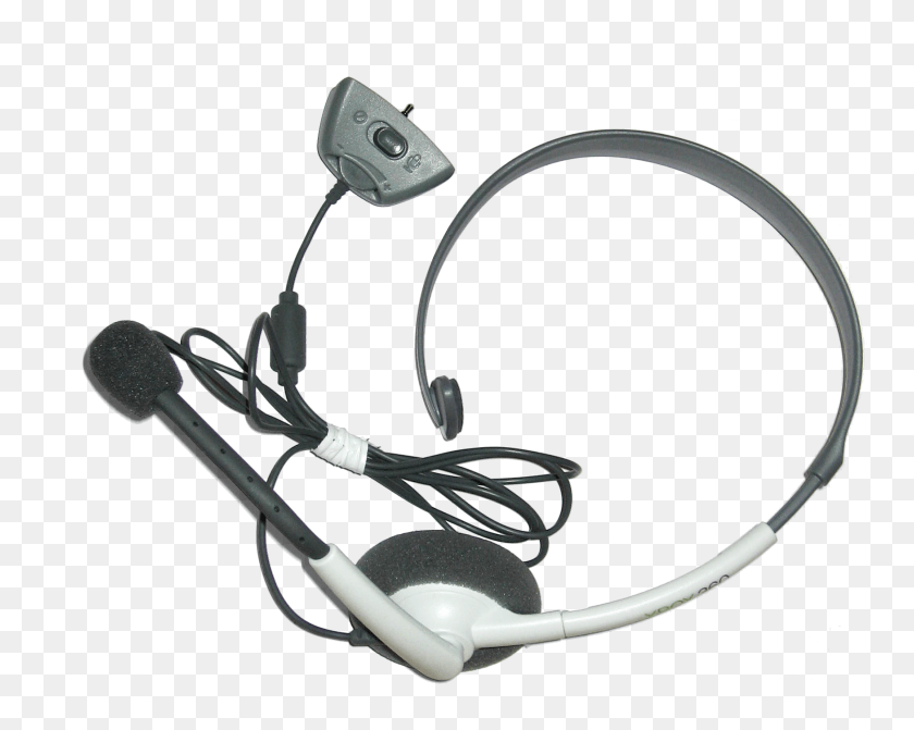 1751x1373 Проводная Гарнитура Xbox 360 Headset Basic, Электроника, Наушники, Адаптер Hd Png Скачать