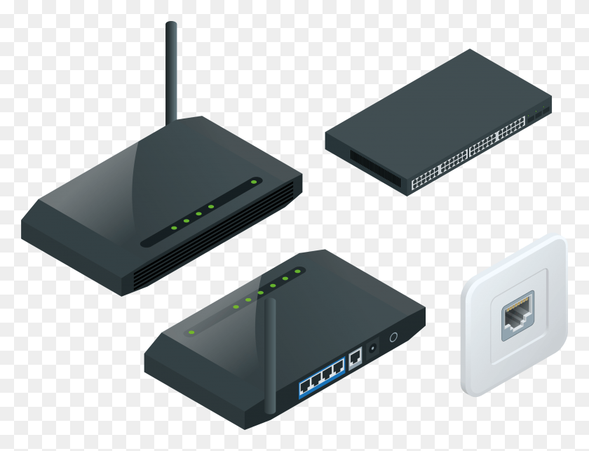2998x2244 Wireless Networking Wireless Router, Electronics, Hardware, Modem HD PNG Download