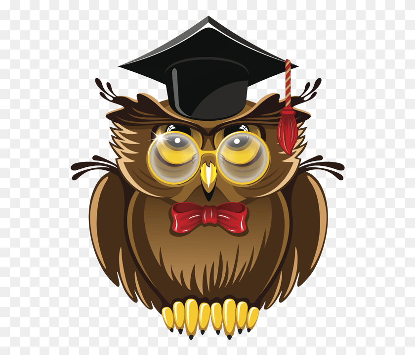 556x657 Wise Owl Clipart Item Prof Owl, Birthday Cake, Cake, Dessert HD PNG Download