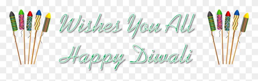 1166x307 Wishes You All Happy Diwali Transparent Image Calligraphy, Text, Alphabet, Handwriting HD PNG Download