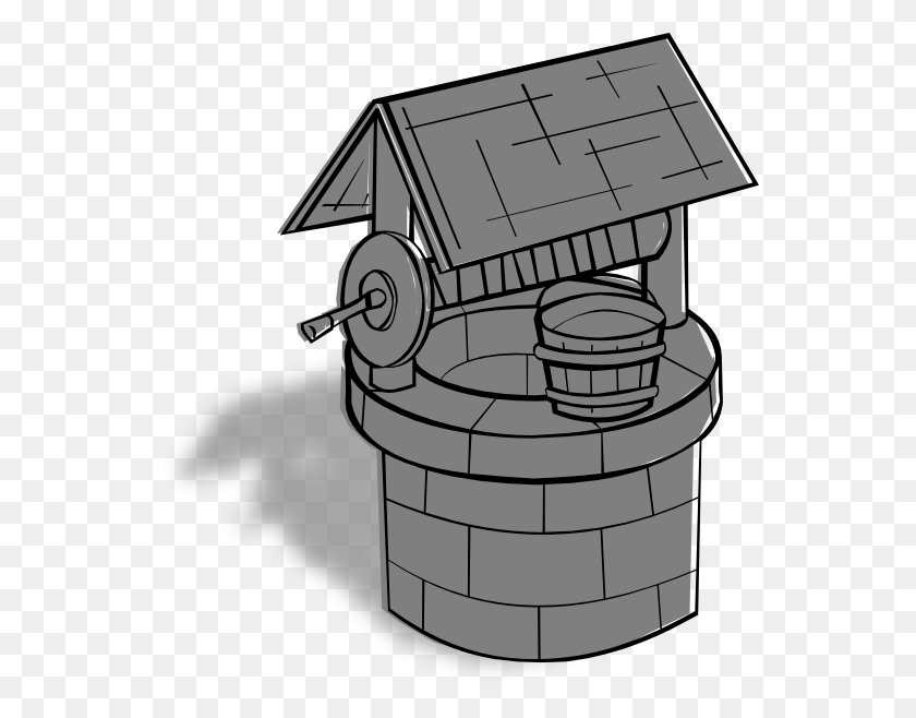 552x598 Wishing Well Clipart, Weapon, Weaponry, Bomb HD PNG Download