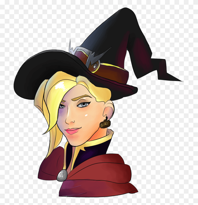 727x808 Witch Bust By Dark Mercy Drawing, Graduation, Person, Human HD PNG Download