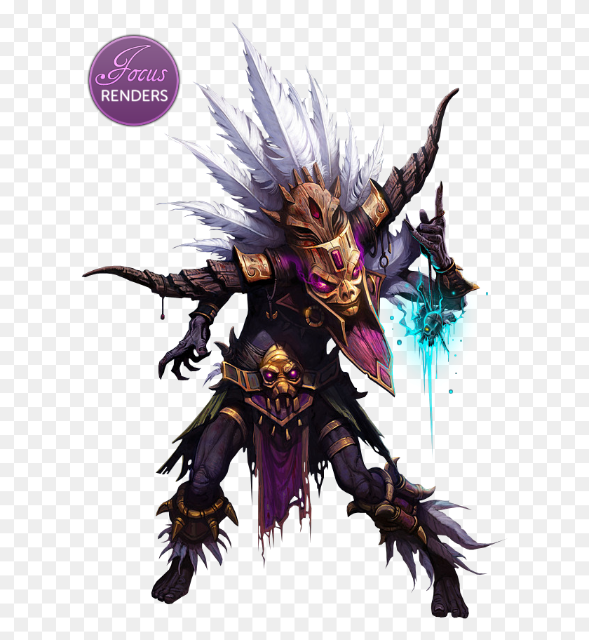 609x852 Witch Doctor, Diablo 3, Witch Doctor, Persona, Humano, World Of Warcraft Hd Png