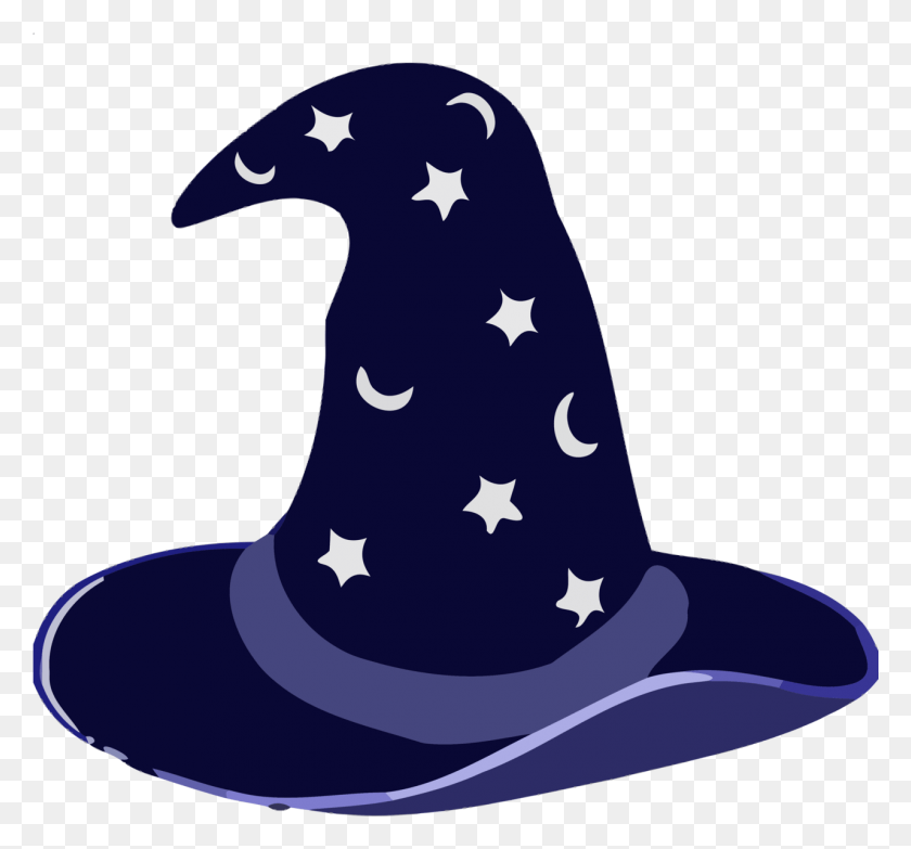 1281x1188 Witch Hat Clipart Kawaii Wizard Hat Clip Art, Clothing, Apparel, Hat HD PNG Download