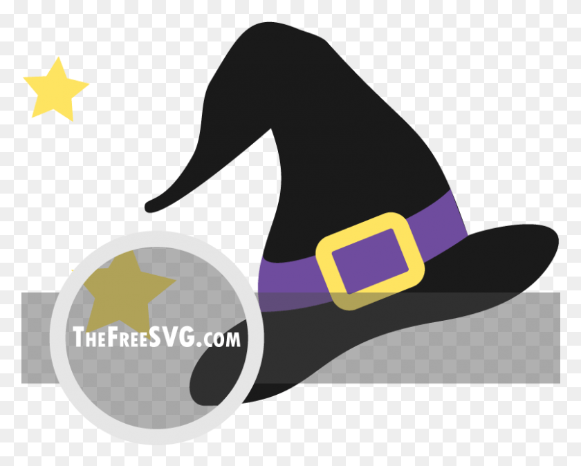 801x631 Witch Hat Flag, Accessories, Accessory, Buckle HD PNG Download