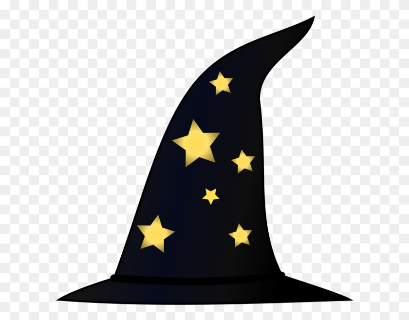 614x597 Witch Hat Magician Witchcraft Witch Hat Clip Art, Symbol, Flag, Star Symbol HD PNG Download
