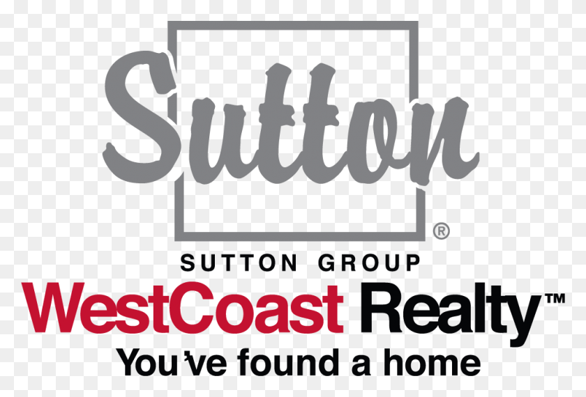 982x643 With Agent Account You Can List Properties Sutton West Coast Logo, Text, Alphabet, Label HD PNG Download