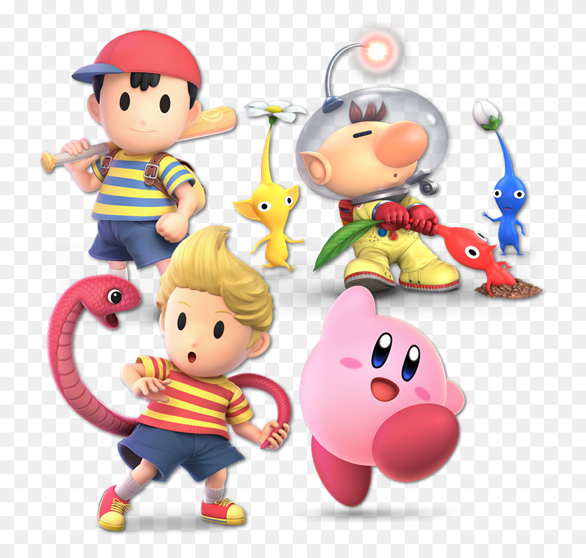 732x740 With And Without Smash Ball Logo Olimar Smash Bros Ultimate, Doll, Toy, Person HD PNG Download