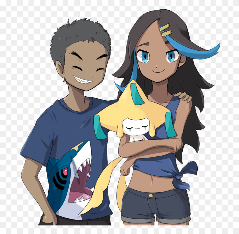 710x761 With Archie And Jirachi Archie And Jirachi, Person, Human, People HD PNG Download