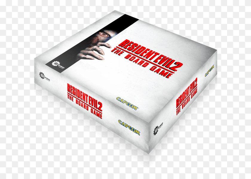 620x539 With Game Designer Sherwin Matthews And Get An Early Resident Evil 2 The Board Game Box, Business Card, Paper, Text HD PNG Download