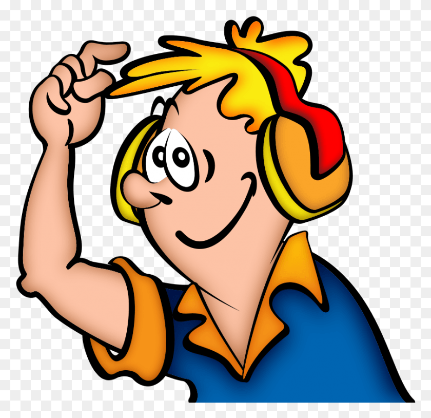 841x814 With Headphone Have A Hat Clipart, Person, Human, Hand HD PNG Download