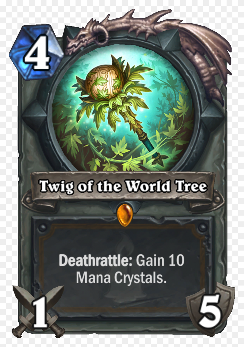1068x1549 With Hearthstone Players Don39t Necessarily Have Access Twig Of The World Tree Deck, World Of Warcraft, Legend Of Zelda HD PNG Download