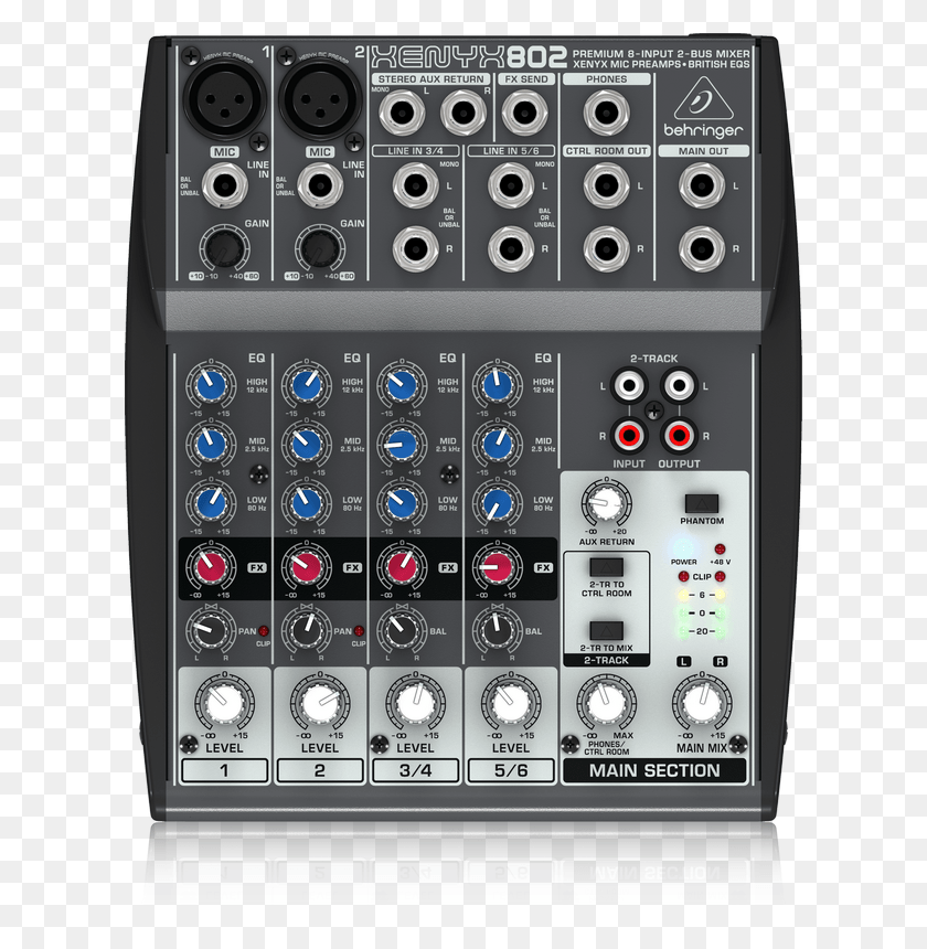 614x800 With Such Analog Mixers You Connect Behringer Xenyx 802 Fx, Electronics, Mobile Phone, Phone HD PNG Download
