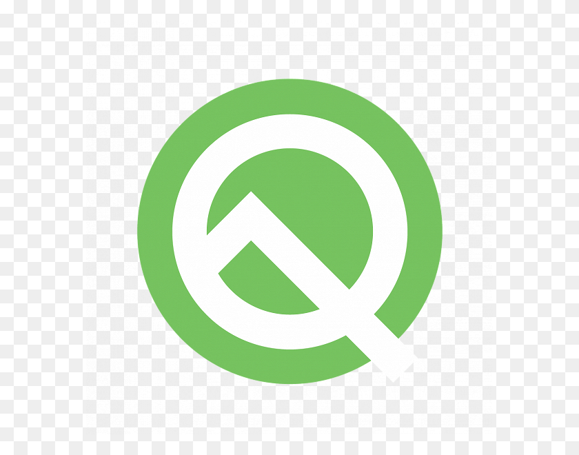 590x600 With The Bur Android Q Beta, Logo, Symbol, Trademark HD PNG Download