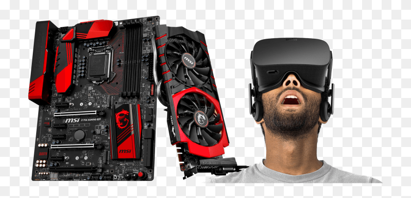 727x344 With The Final Oculus Rift Coming Out In Early 2016 Virtual Reality Msi Games, Person, Human, Helmet HD PNG Download